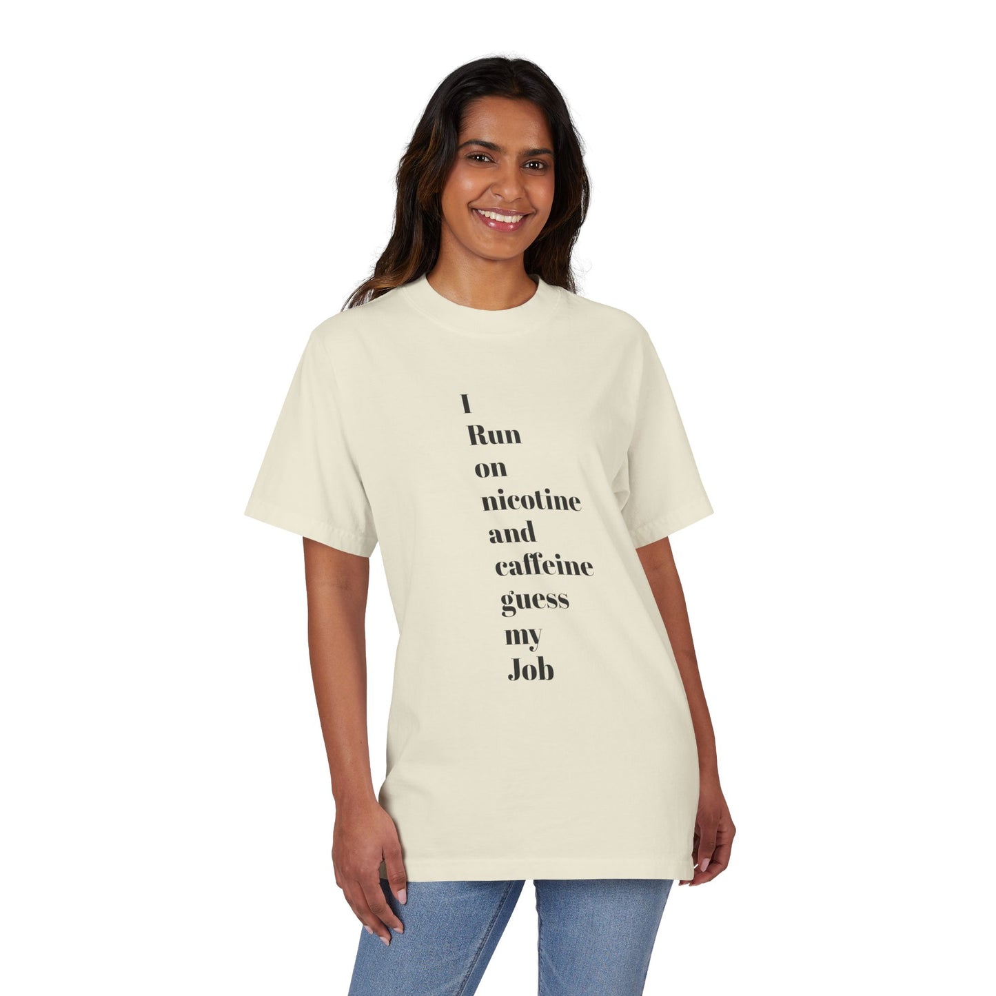 Graphic T-Shirt for Coffee and Cigarette Lovers