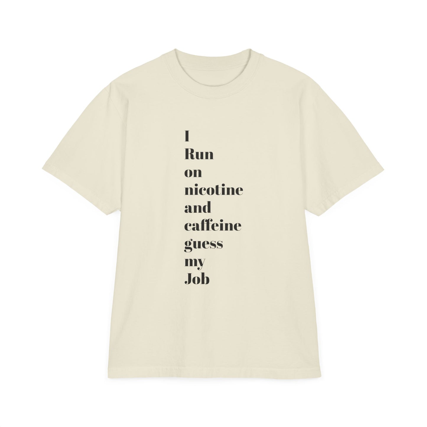 Graphic T-Shirt for Coffee and Cigarette Lovers