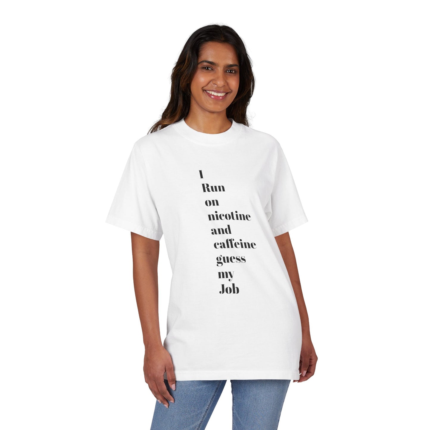 Graphic T-Shirt for Coffee and Cigarette Lovers