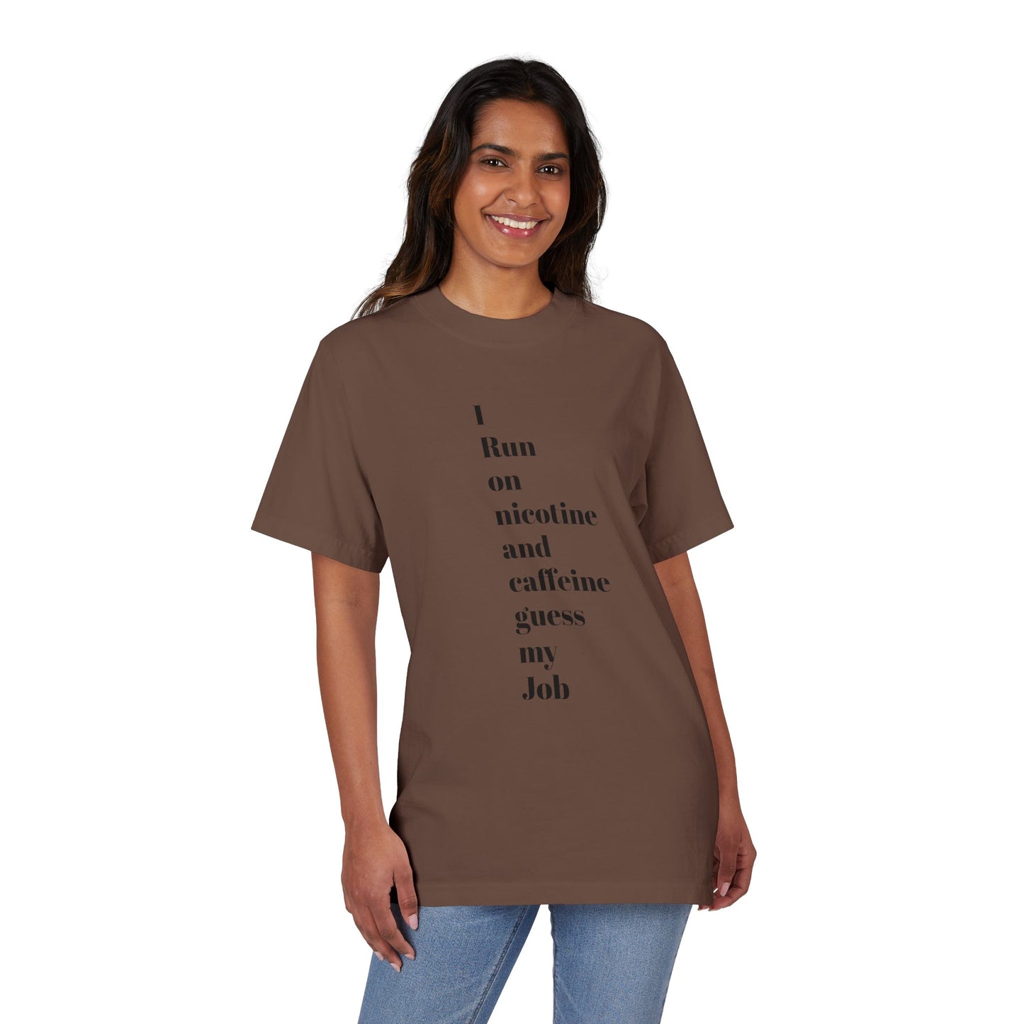 Graphic T-Shirt for Coffee and Cigarette Lovers